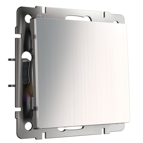 Выключатель одноклавишный (глянцевый никель) Werkel W1110002