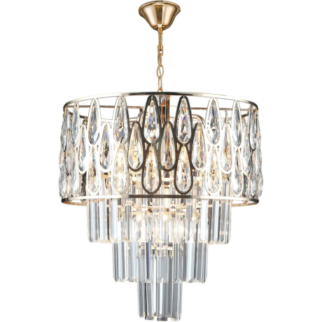 Подвесная хрустальная люстра Reluce 02189-0.4-05 FGD (1425120) 