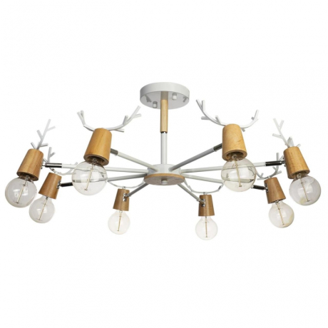 Люстра на штанге Loft it Sven 10024/8 White 