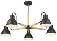 Люстра на штанге Velante с поддержкой Алиса 230-023-05-A