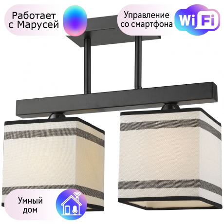 Потолочная люстра Velante с поддержкой Маруся 283-027-02-М 