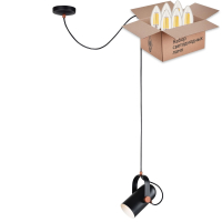 Подвесной светильник Favourite Ampolla с лампочкой 2007-1P+Lamps E14 Свеча