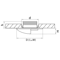 212166 Встраиваемый точечный светодиодный светильник Lightstar Lumina QUAD