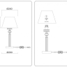 Настольная лампа декоративная Ambrella Light LH LH71007 