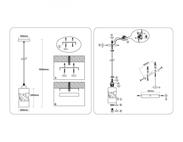 Подвесной светильник Ambrella Light TR TR3411 