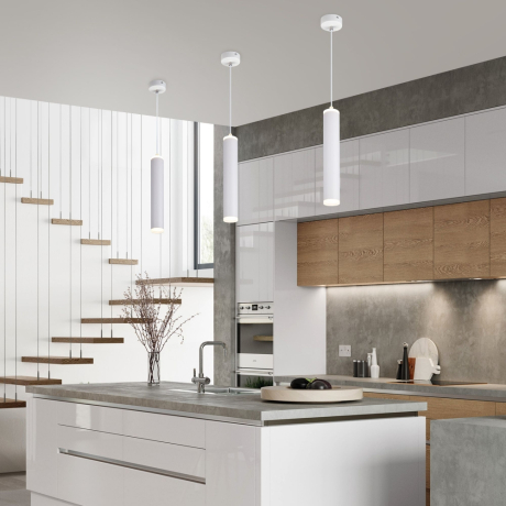 DLR035 12W 4200K белый матовый белый матовый Подвесной светодиодный светильник Elektrostandard DLR035 12W 4200K белый матовый a043959 