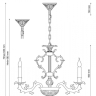 Подвесная люстра Lucia Tucci Firenze 1780.6 Antique Gold 