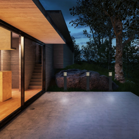 1550 TECHNO черный акция Уличный фонарный столб Elektrostandard (a035095)