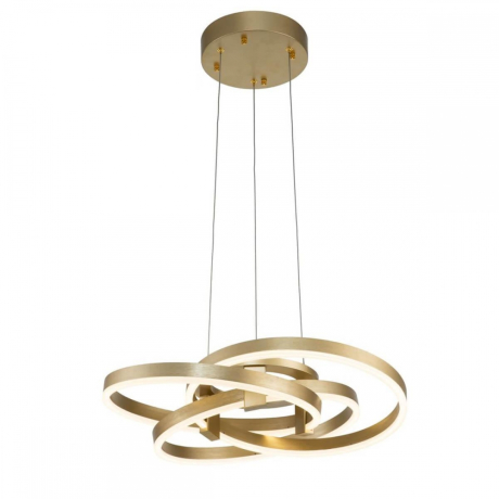 Светодиодная люстра с пультом ДУ Indigo Pleiade 14002/3P Gold 