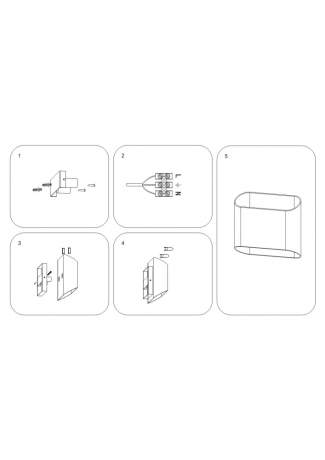 Бра в комплекте с Led лампами Lightstar 808627+Lamps 