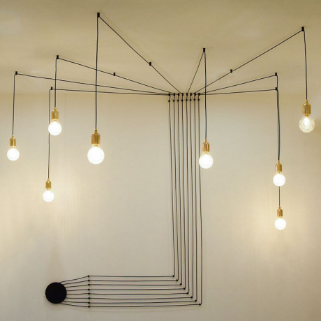 Подвесная люстра-паук Lussole Loft Fairbanks GRLSP-9554 