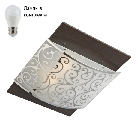 Светильник потолочный с Led лампочками в комплекте Velante 633-722-03+Lamps 
