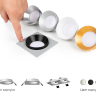 Корпус светильника встраиваемый для насадок D70mm Ambrella light Diy Spot C7632 