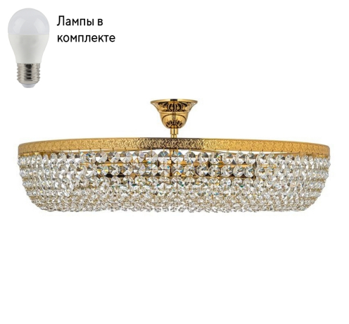 Потолочная люстра с лампочками Arti Lampadari Favola E 1.4.60.502 G+Lamps 