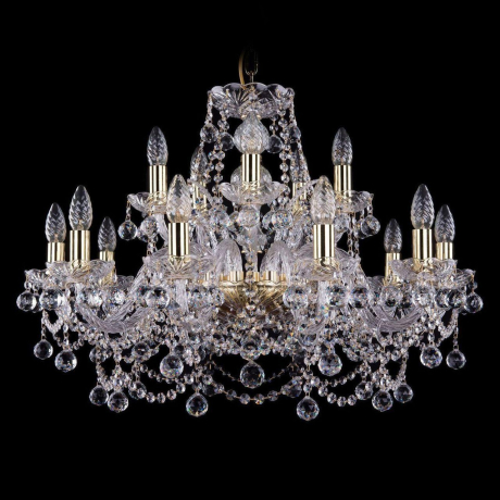 1411/10+5/240/G/Balls Подвесная люстра Bohemia Ivele 