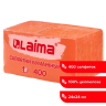 Нарушена упаковка! <402330> Салфетки бумажные 400 шт., 24х24 см, "Big Pack", оранжевые, 100% целлюлоза, LAIMA, 114729 (114729)