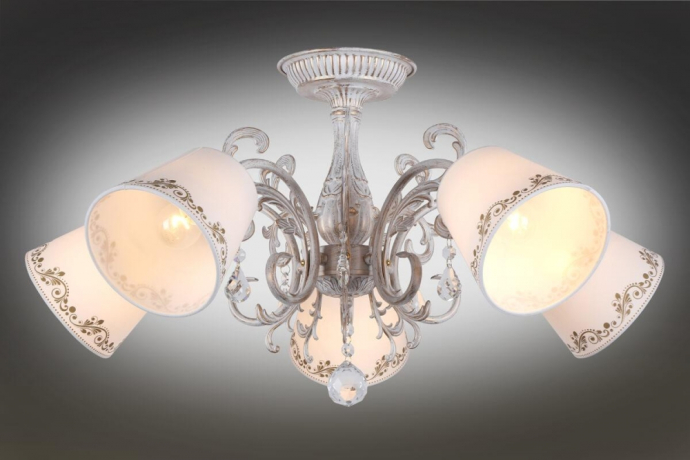 Люстра потолочная с лампочками Omnilux OML-53707-05+Lamps 