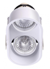 Точечный светильник со светодиодными лампочками GU10, комплект от Lustrof. №141857-644670