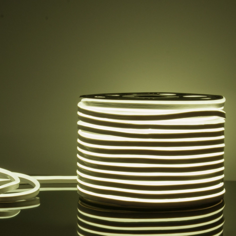 50м. Комплект неоновой ленты дневного цвета 2835, 6500К, 9.6W, 220V, 120LED/m, IP67 Elektrostandard a040597 