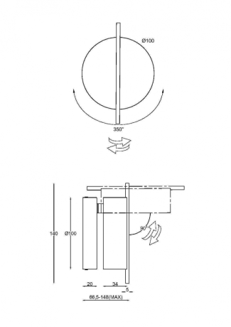 Бра Maytoni Nuance MOD180WL-L4B3K 