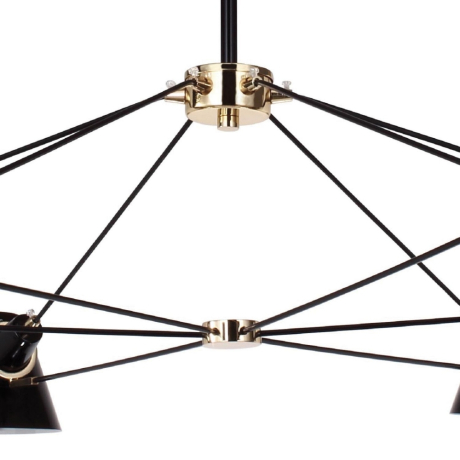 Люстра на штанге Favourite Eimer с поддержкой Алиса 1512-6P-A 