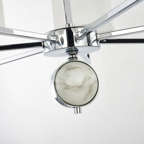 Подвесная люстра с лампочками Favourite Diva 2821-7P+Lamps E14 Свеча 