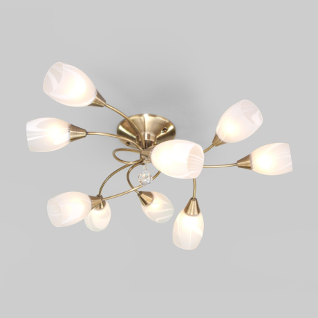 Люстра потолочная Eurosvet Virginia 2275/9 античная бронза (55496) 