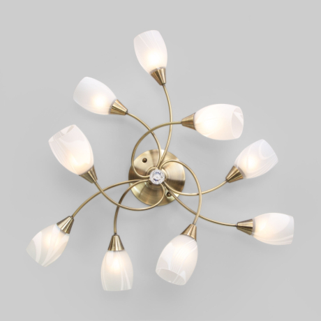 Люстра потолочная Eurosvet Virginia 2275/9 античная бронза (55496) 