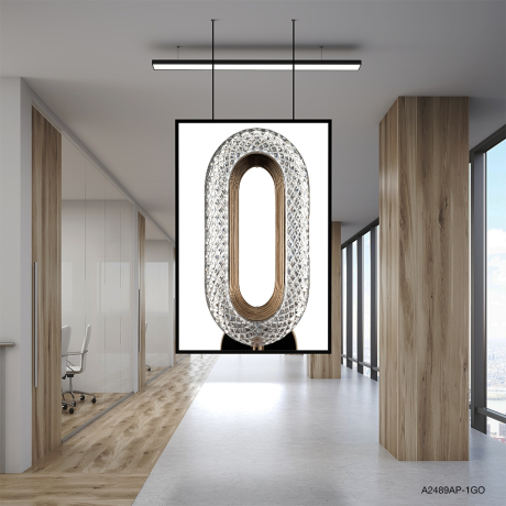 Бра Arte Lamp Ovale A2489AP-1GO 