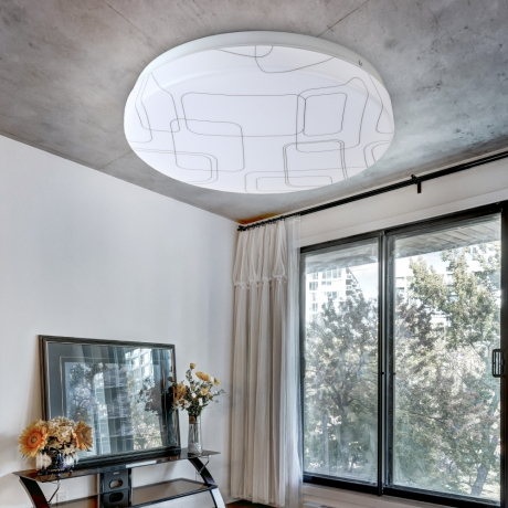 Потолочный светодиодный светильник ЭРА SPB-6 Slim 2 36-6K круглый Б0053328 