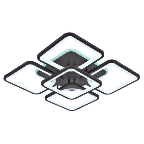 Светодиодная люстра с ПДУ Profit Light 8057/4+1 COF 170W+12W RGB 