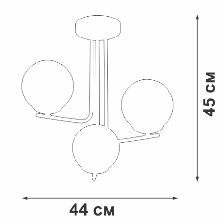 Потолочная люстра Vitaluce V4942-1/3P 