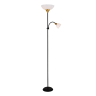 Торшер с дополнительной подсветкой Duetto Arte lamp A9569PN-2BK 