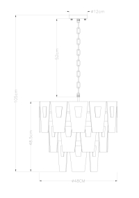 Люстра подвесная с лампочками Arte lamp A4066LM-6PB+Lamps