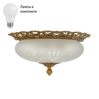 Светильник потолочный с Led лампочками в комплекте Arti Lampadari Venezia E 1.13.38 AG+Lamps