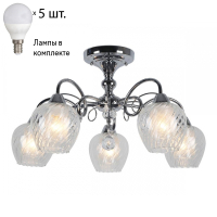 Люстра потолочная с лампочками Omnilux OML-53607-05+Lamps