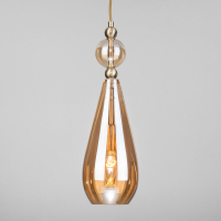 Подвесной светильник Eurosvet Ilario 50202/1 янтарный (a051706)