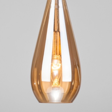 Подвесной светильник Eurosvet Ilario 50202/1 янтарный (a051706) 
