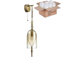Бра с лампочкой Odeon Light Bell 4892/1W+Lamps E14 P45