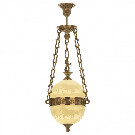 Подвесной светильник Bohemia Ivele Crystal 7100 71000P/20 G Horse FH1S 