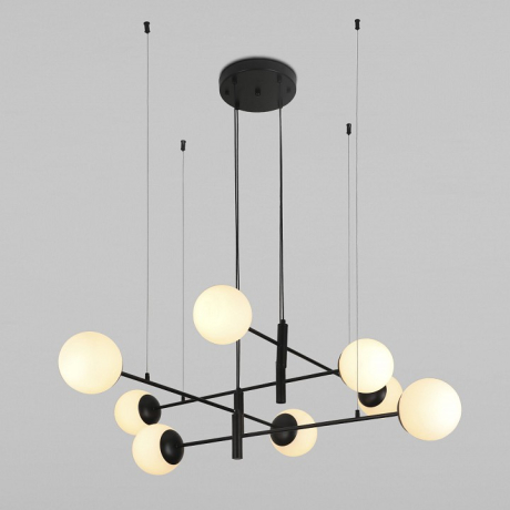 Подвесная люстра Eurosvet Planet 70146/8 черный 