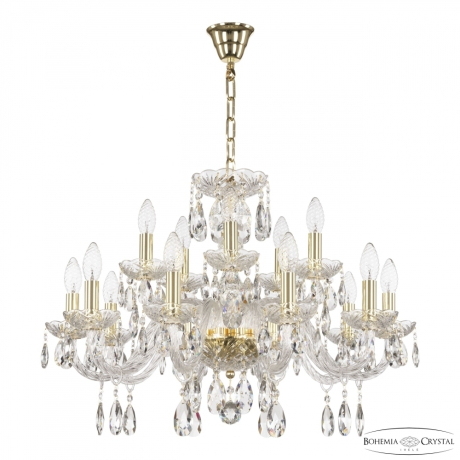 Люстра 117/10+5/240 G Bohemia Ivele Crystal 