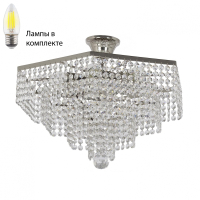 Потолочная люстра с лампочками Arti Lampadari Loreto E 1.5.40.600 N+Lamps