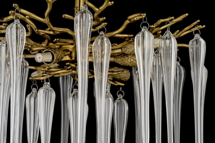 Потолочная люстра с лампочками Dio D arte Tavenna H 1.3.46.101 A+Lamps 