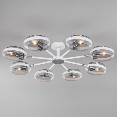 Люстра на штанге Eurosvet Gallo 70121/8 белый 