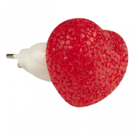 Светильник-ночник (10325) Uniel DTL-309-Сердечко/Red/1LED/0,1W