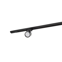 Однофазный LED светильник 9W 3000К для трека Denkirs DK6401-BK