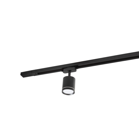 Однофазный LED светильник 9W 3000К для трека Denkirs DK6401-BK