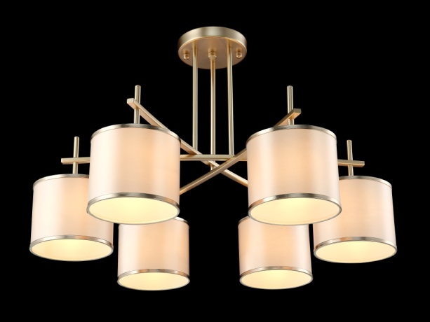 Потолочная люстра Crystal Lux SERGIO PL6 GOLD 