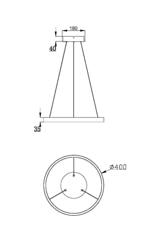 Подвесной светильник Maytoni Rim MOD058PL-L22WK 